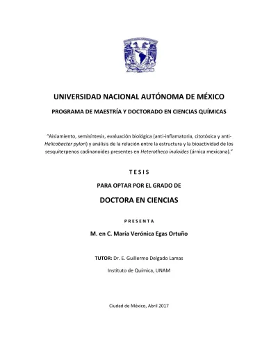 Aislamiento semisíntesis evaluación biológica anti inflamatoria