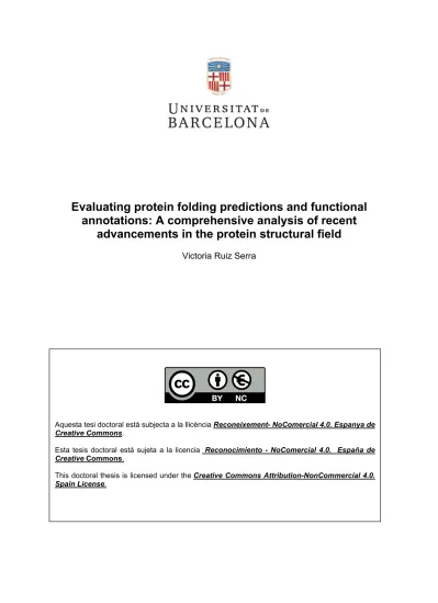 Evaluating Protein Folding Predictions And Functional Annotations A