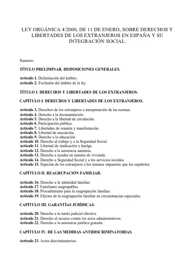 Procedimiento Preferente Ley Org Nica De De Enero Sobre