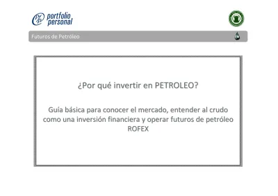 Por Qu Invertir En Petroleo