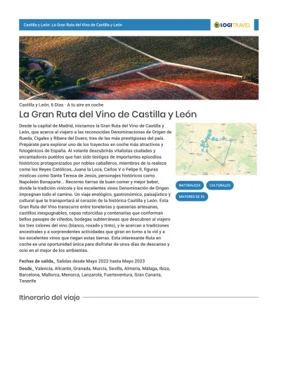 Itinerario Del Viaje Castilla Y Le N D As A Tu Aire En Coche La