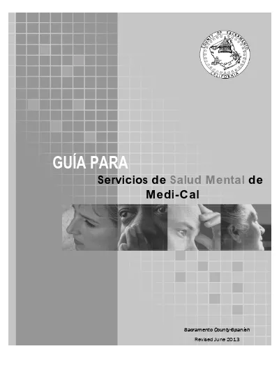 Cuáles Son Mis Derechos GUÍA PARA Servicios de Salud Mental de Medi Cal