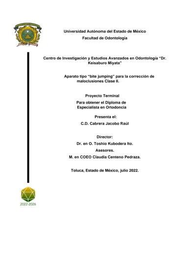 Universidad Aut Noma Del Estado De M Xico Facultad De Odontolog A