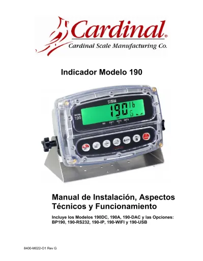 Manual de Instalación Aspectos Técnicos y Funcionamiento