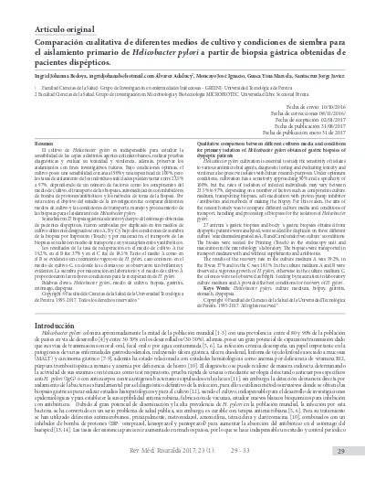 Comparaci N Cualitativa De Diferentes Medios De Cultivo Y Condiciones