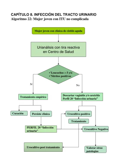 Cap Tulo Infecci N Del Tracto Urinario Algoritmo Mujer Joven Con