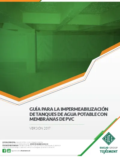 Gu A Para La Impermeabilizaci N De Tanques De Agua Potable Con