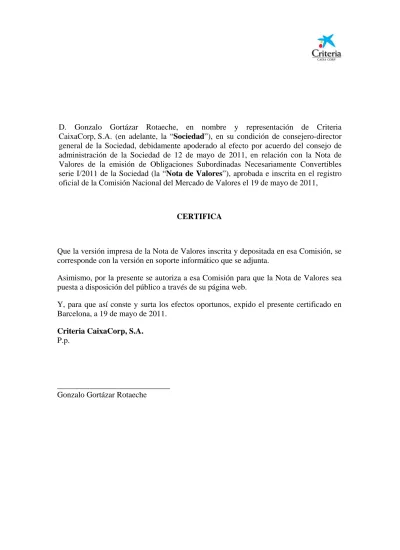 CERTIFICA Y para que así conste y surta los efectos oportunos expido