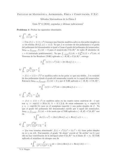 Facultad de Matemática Astronomía Física y Computación U N C