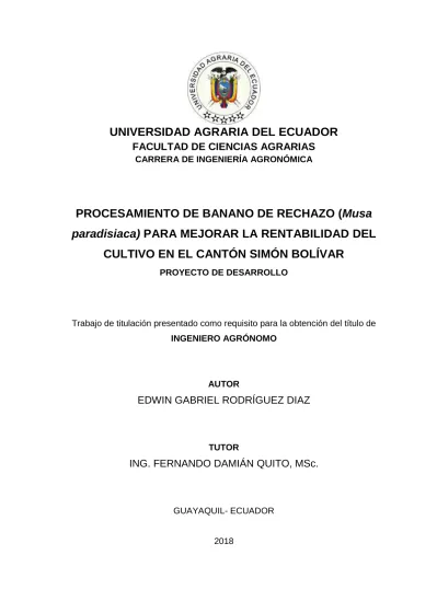 UNIVERSIDAD AGRARIA DEL ECUADOR