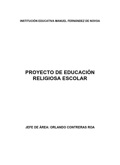 Al Final Del Segundo Grado Segundo Proyecto De Educaci N Religiosa