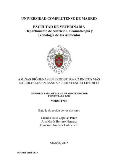 Reformulación procesado y conservación Factores que influyen en la