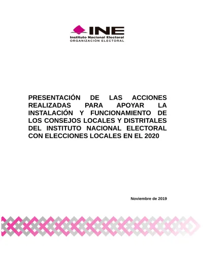 Presentaci N De Las Acciones Realizadas Para Apoyar La Instalaci N Y