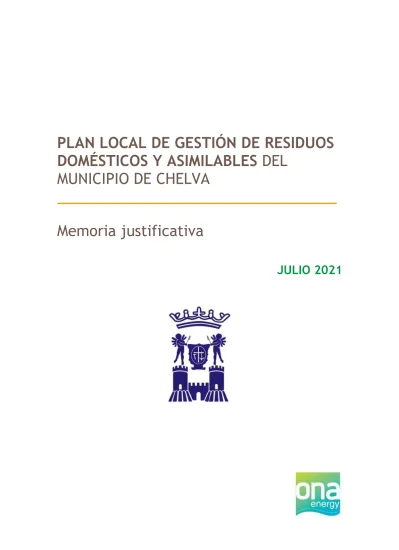 PLAN LOCAL DE GESTIÓN DE RESIDUOS DOMÉSTICOS Y ASIMILABLES DEL