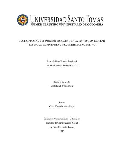 Anexos El circo social y su proceso educativo en la institución