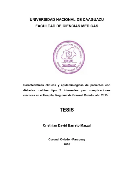 Características clínicas y epidemiológicas de pacientes con diabetes