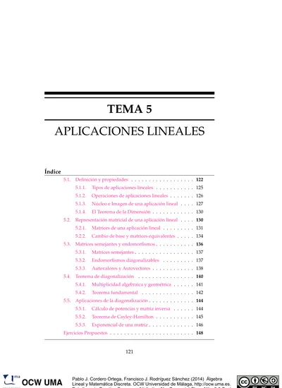 Tema Aplicaciones Lineales