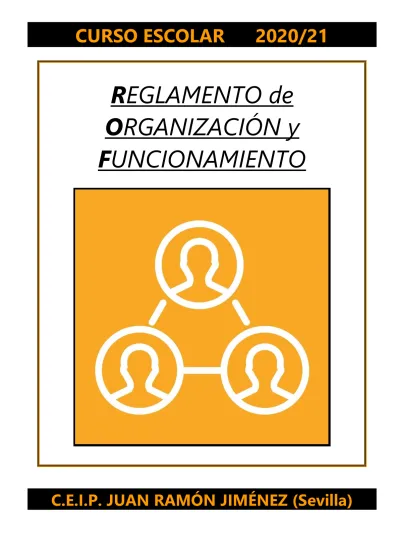 REGLAMENTO de ORGANIZACIÓN y FUNCIONAMIENTO