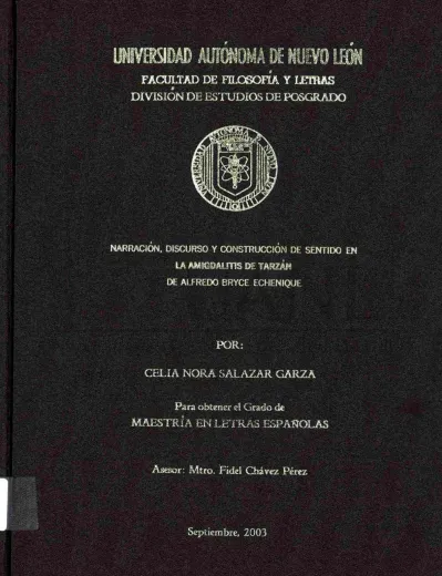 Narración discurso y construcción de sentido en la Amigdalitis de