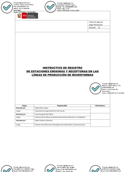 Instructivo De Registro De Estaciones Emisoras Y Receptoras En Las