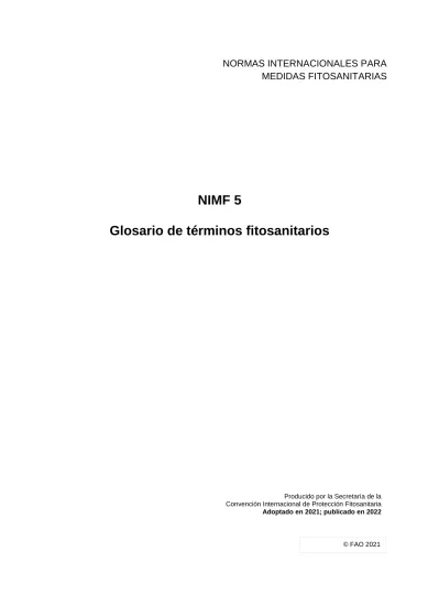 Terminología del Convenio sobre la Diversidad Biológica en relación con