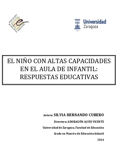 Trabajo Por Proyectos El Ni O Con Altas Capacidades En El Aula De