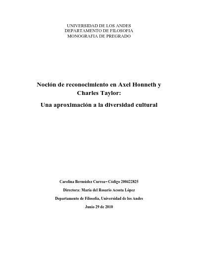 PDF superior La teoría de Axel Honneth sobre justicia social