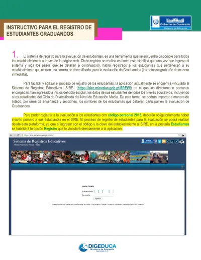 El Sistema De Registro Para La Evaluaci N De Estudiantes Es Una