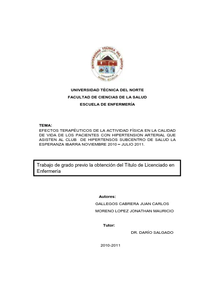 Objetivos específicos Entrega del Informe Final