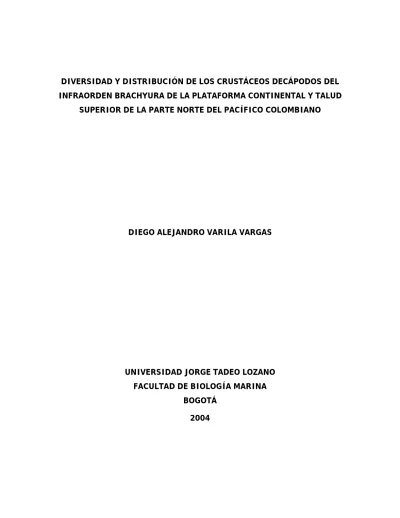 Fichas taxonómicas Diversidad y distribución de los crustáceos