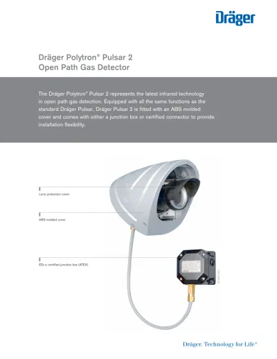 Dr Ger Polytron Pulsar Open Path Gas Detector