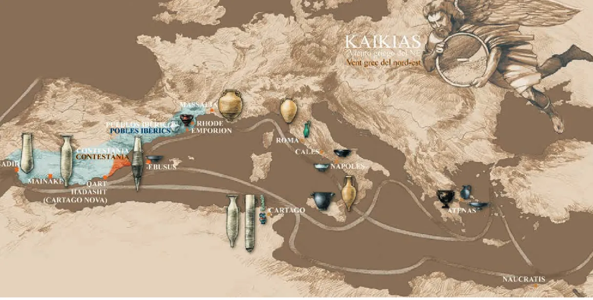 Mapa del comercio Mapa del comerç