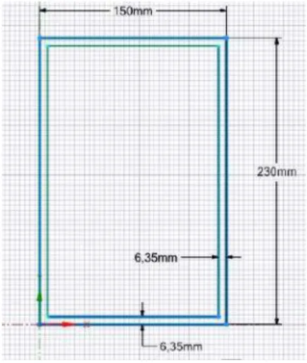 Figura 4.6: Sección testera 
