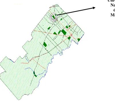 Fig. 4.4  -  Ubicación de la UNLaM dentro del Partido de La Matanza 