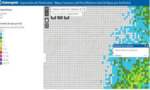 Figura 31.Mapa Ceraunico Catache, Cajamarca. 