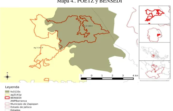 Mapa 4.. POETZ y BENSEDI 