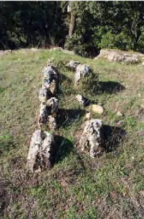 Fig. 44.- Detalle del tipo de paramento empleado en las construcciones de los edificios
