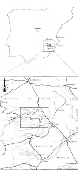 Fig. 1.1. Situación de la zona de estudio. 