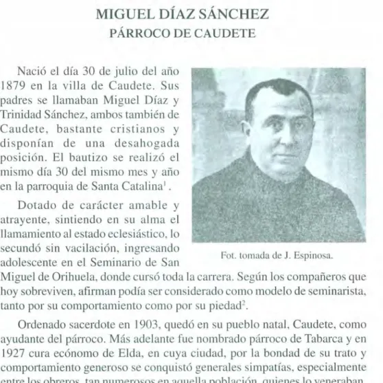 Fot. tomada de J. Espinosa.