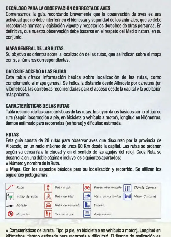 MAPA GENERAL DE LAS RUTAS 