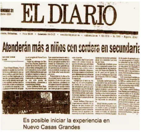 Figura 2. Difusión del programa educativo de