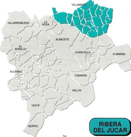 Mapa  de la  zona 
