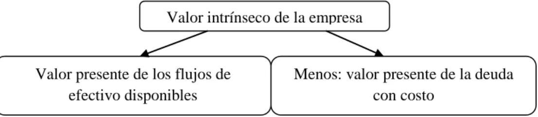 Figura  2 .   Elementos del valor intrínseco de una empresa 