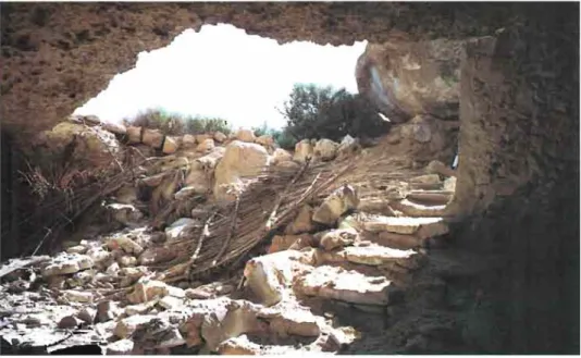 Foto  6. Ejemplo de espacio de tránsito. Escalera interior de la casa 1. 
