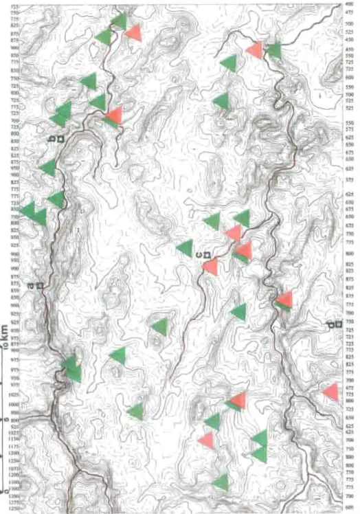 MAPA 2: Evolución del poblamiento prehistórico en la comarca de Elche de la Sierra (Alba- (Alba-cete)