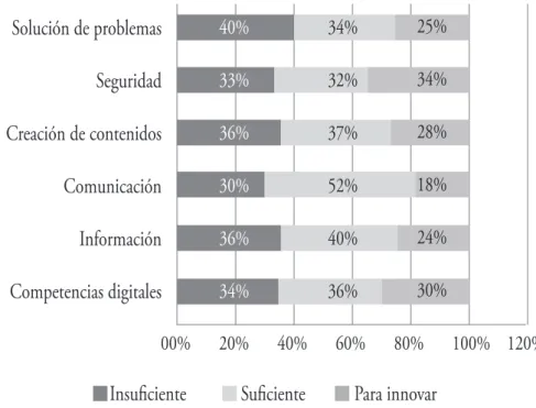 Figura 2. Niveles de competencias digitales