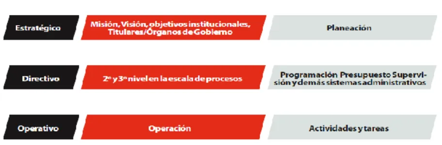 Figura 4 Niveles de control interno     Fuente: (La Contraloría , 2014)