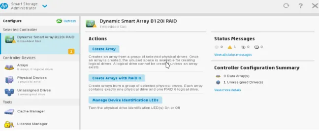 Figura 9.9 Menu de particionat