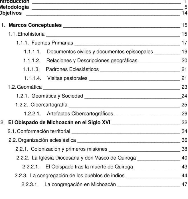 Cuadro de contenido 