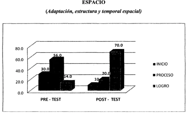 GRÁFICO No  08  ESPACIO 